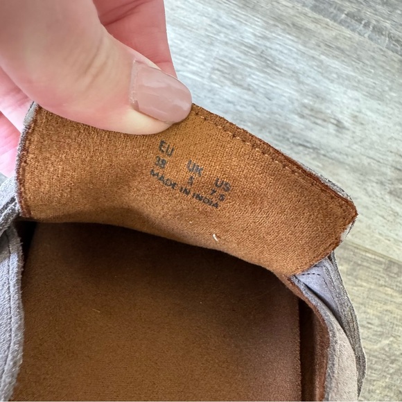 ASOS ASRA Fiscal clogs in mauve suede with chain detail - Size: 38 - Picture 6 of 12